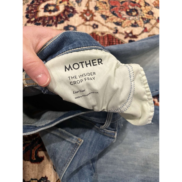 Women's Mother The Insider Crop Fray in Liar Liar Size 27 - Picture 5 of 10